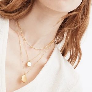 NWT Madewell Coin Necklace Set